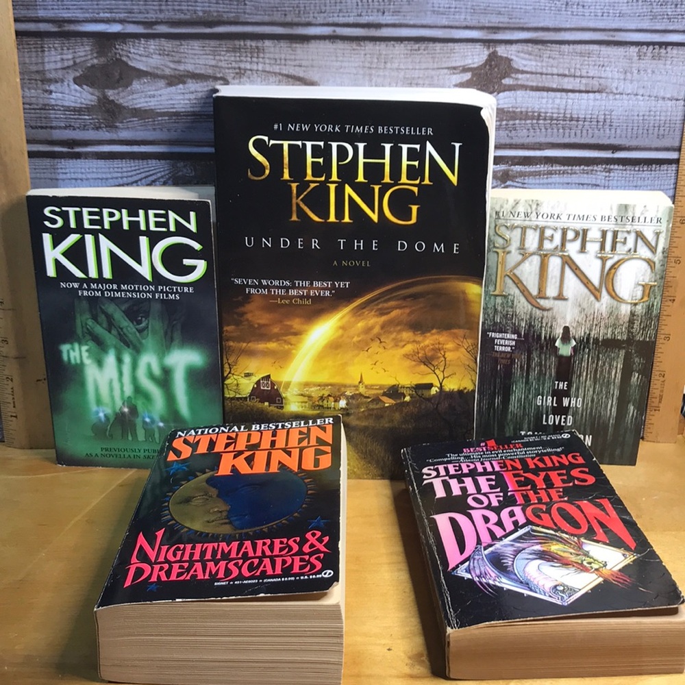 Stephen King First printings of all these books master spellbinder one of a kind